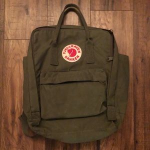 Fjallraven Green Backpack